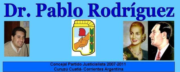 Concejal Pablo Rodriguez