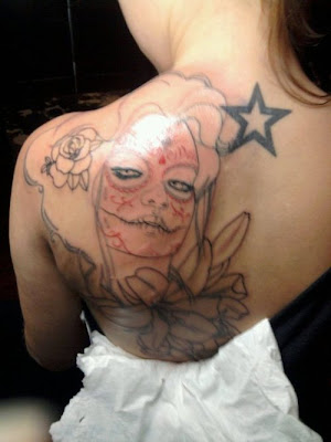 5 Great Types of Star Tattoos star outline tattoo. 5 Great Types of Star Tattoos