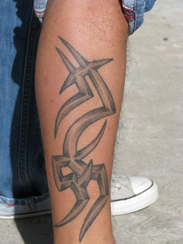 Tribal Tattoo- Leg Tattoo