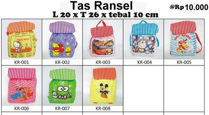 tas ransel souvenir cantik tas ransel souvenir cantik