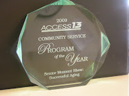 Jodie Buehler Producer of Senior Moment wins Program of the Year Award