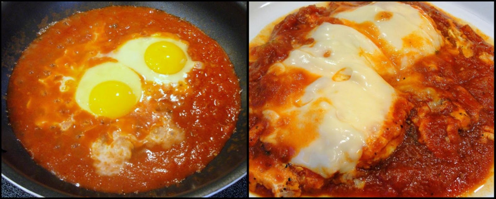 There's always thyme to cook... Poached Eggs in Tomato Sauce