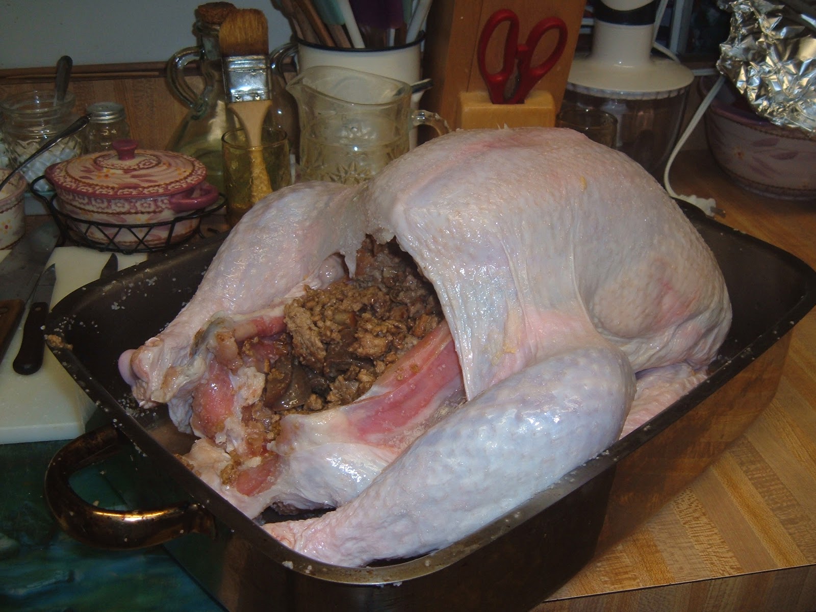 meme's brandy marinated turkey taking on magazines DSCF1061 meme's brandy marinated turkey taking on magazines