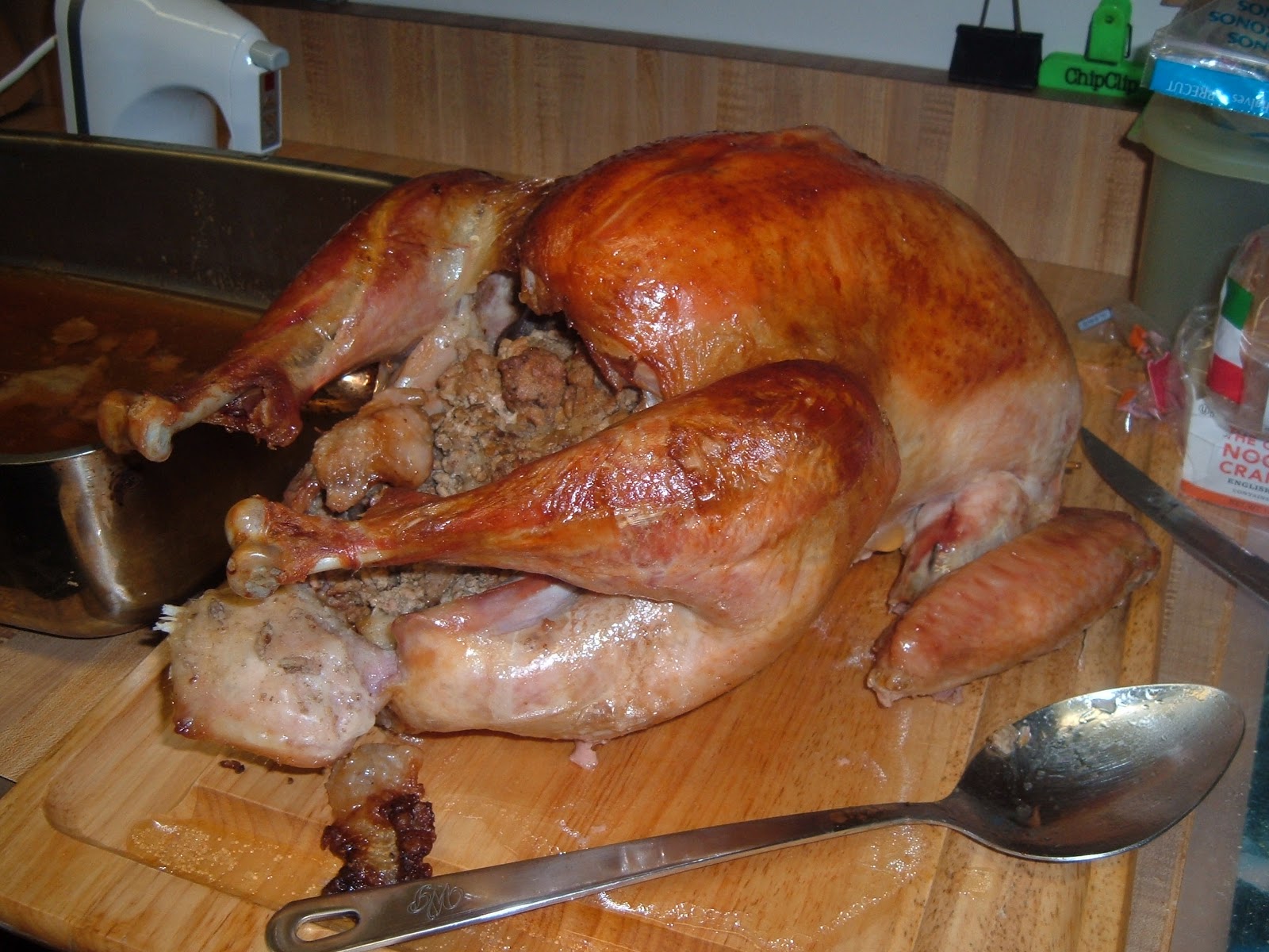 meme's brandy marinated turkey taking on magazines DSCF1077 meme's brandy marinated turkey taking on magazines