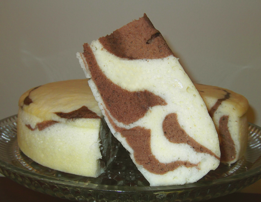 Another Stolen Recipe: Steamed Zebra Cake - Taking On ...