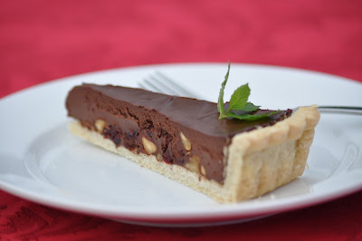 chocolate almond pie