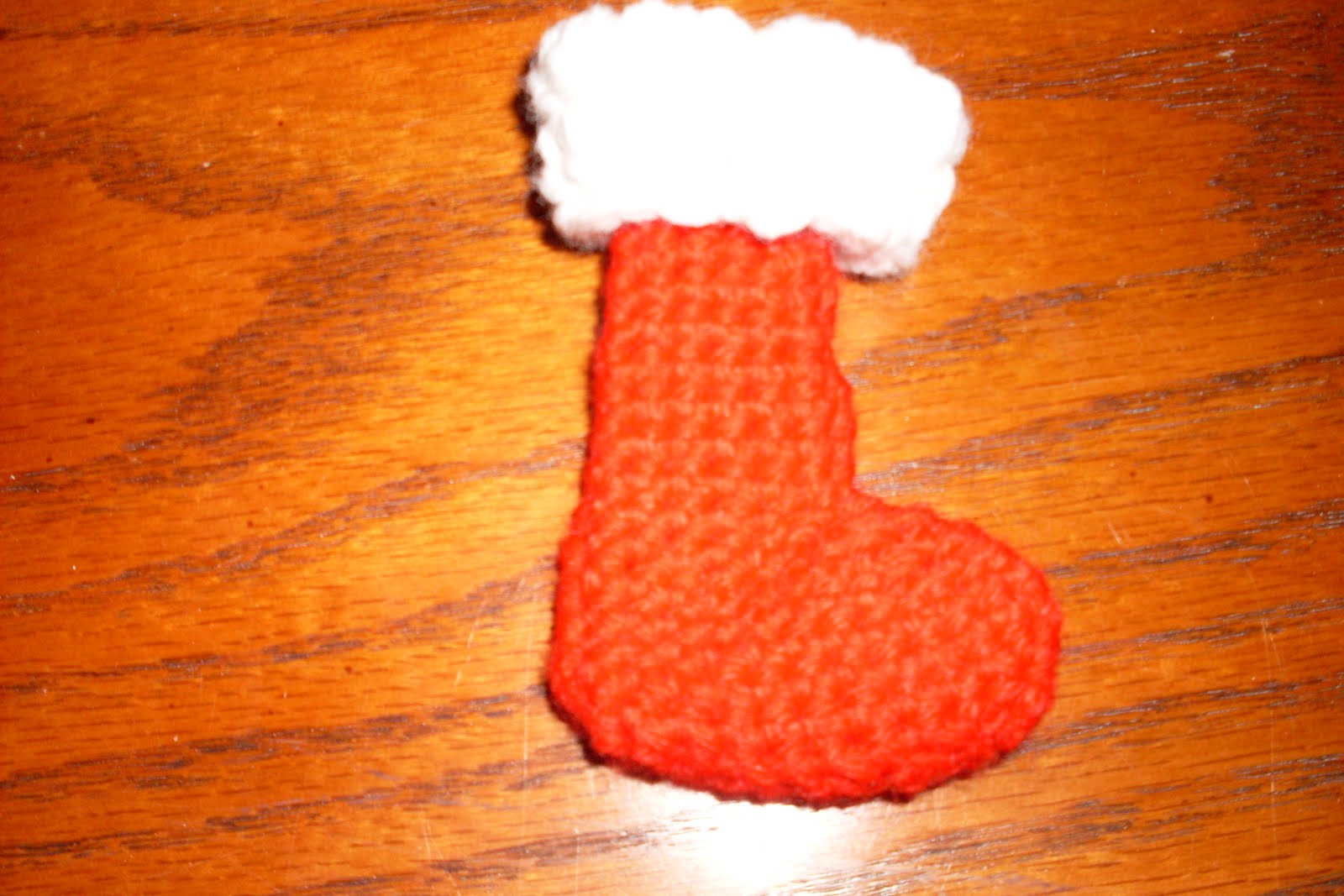 IchnoArt: Free Crochet Christmas Stocking Ornament Pattern