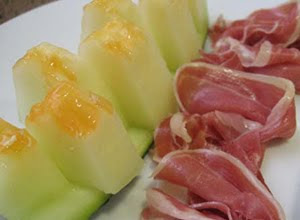 Melon con jamon Melon con jamon