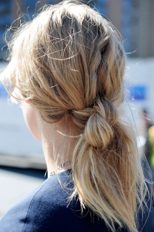 Hair knot ponytail holders for thick hair. Hair knot