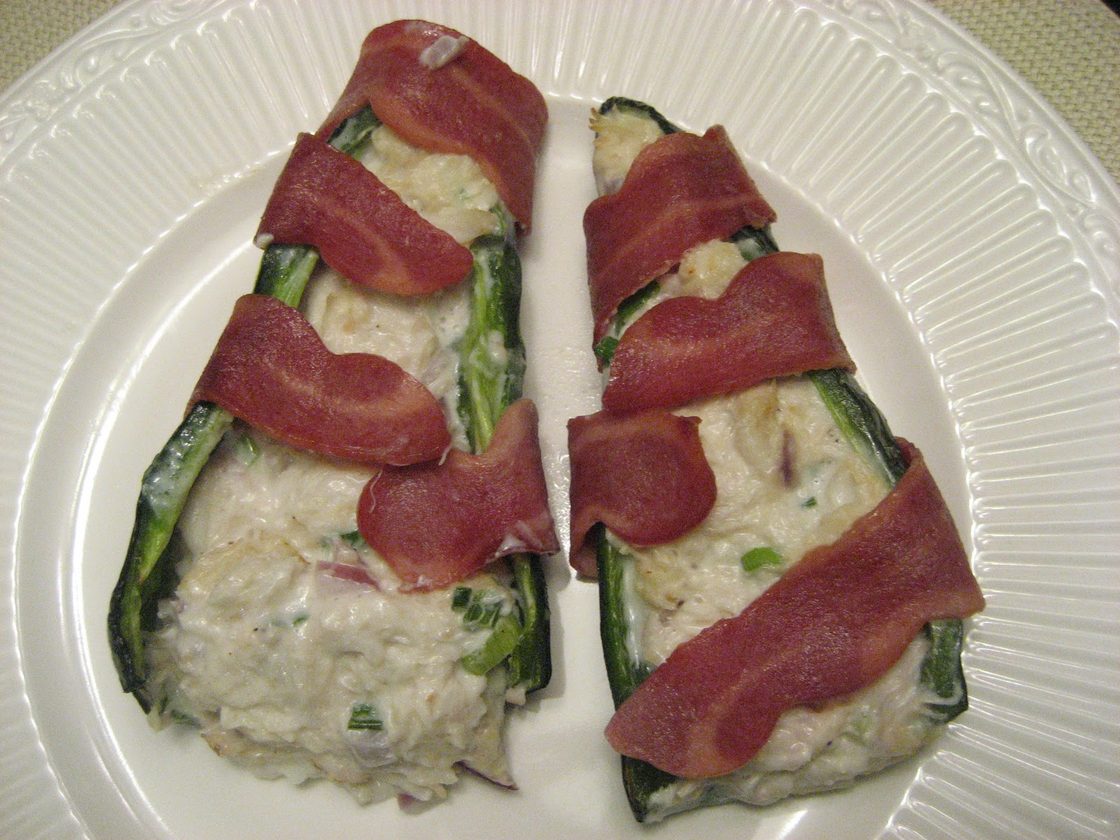 Too Hot in the Kitchen Stuffed Crab Poblano Peppers