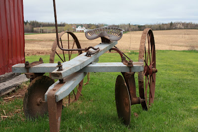 antique farm machinery