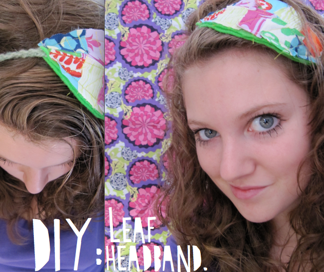 ldc designs DIY Leaf Headband