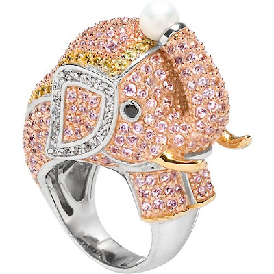 Pink Elephant Cocktail Ring Pictures