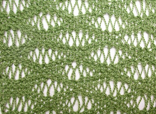 Knot-Cha-Cha! : Knitting in Seafoam