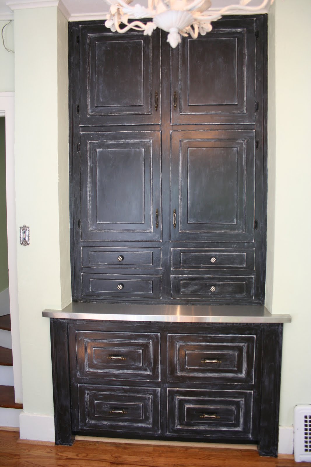 Unstained kitchen cabinets Makeover Old Kitchen Cabinets Cheap