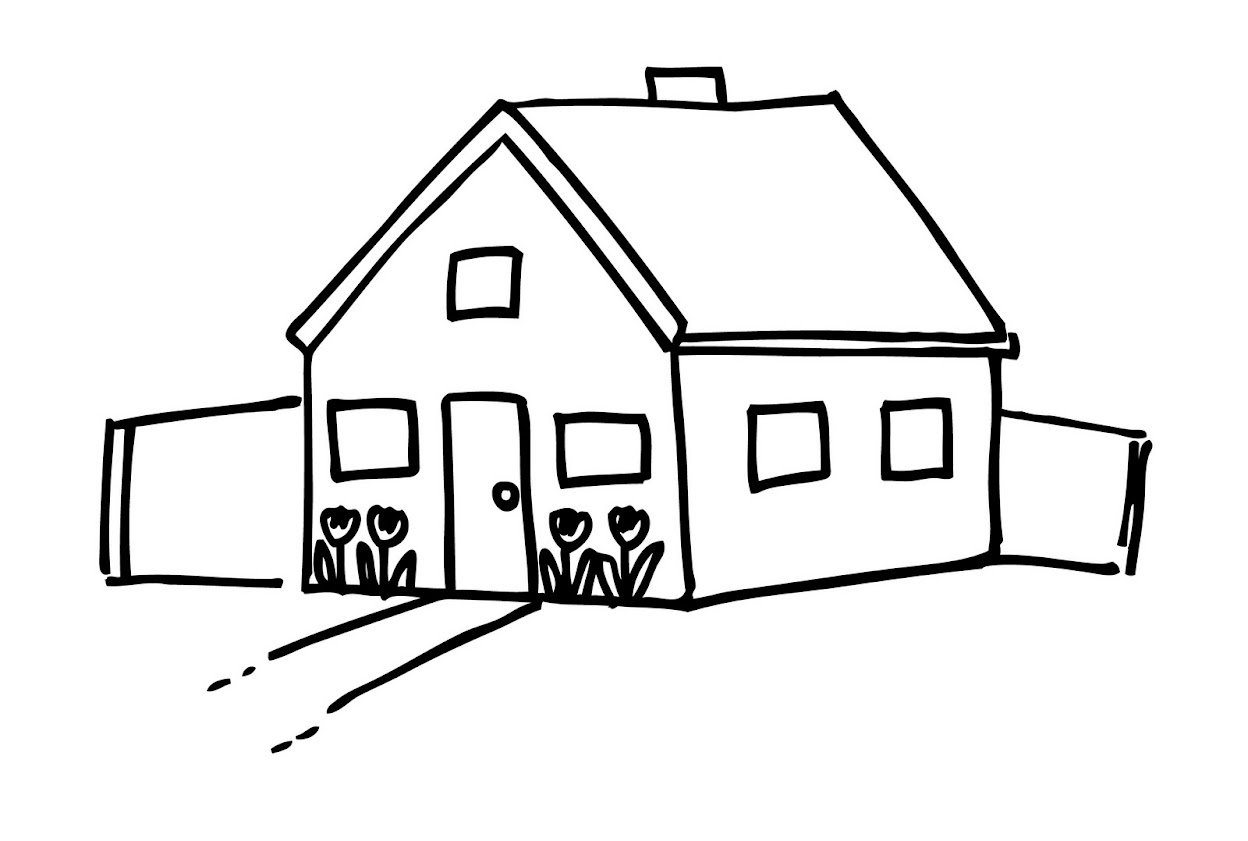 new stick drawing house