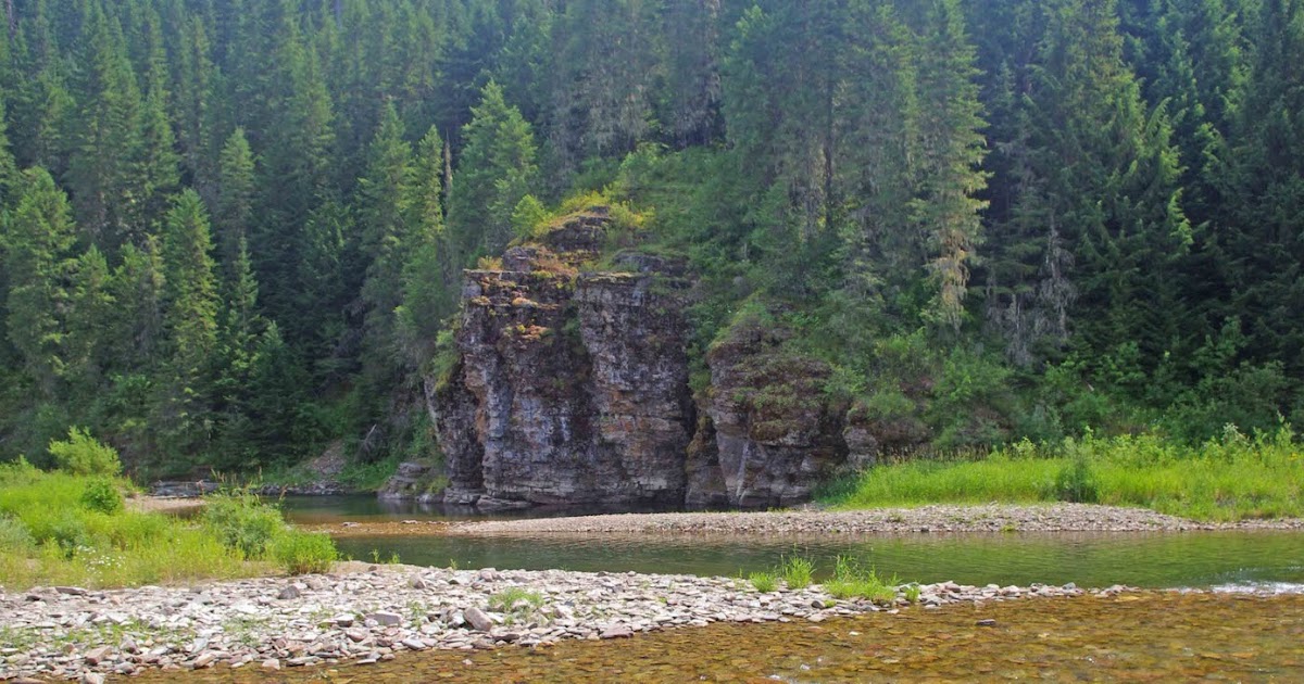 usbackroads™ North Fork Coeur d'Alene River, Shoshone County, Idaho