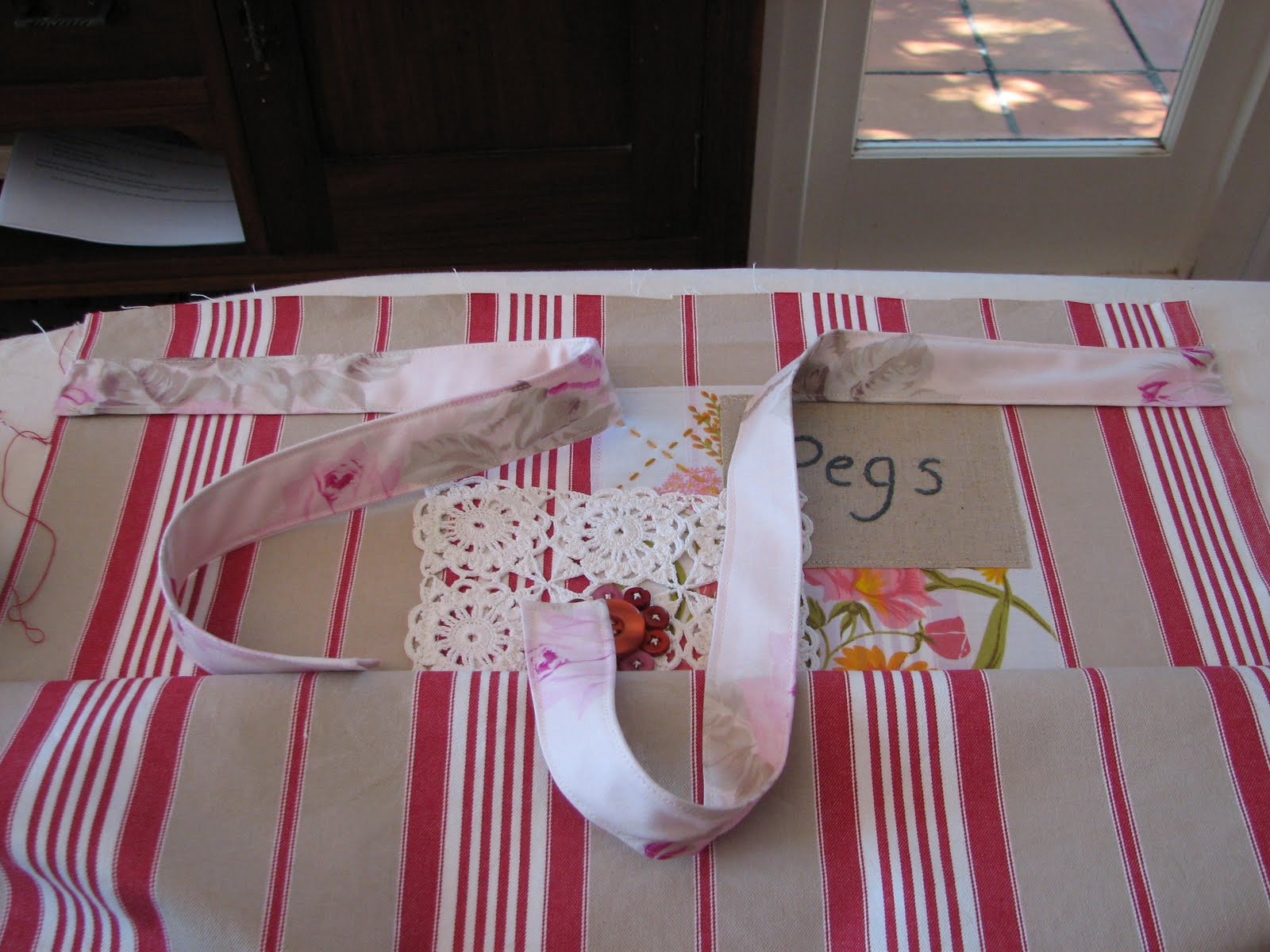 bountifully Peg Bag Apron Tutorial