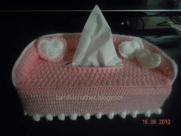 Sandvicrochet Sofa Tissue Box Cover