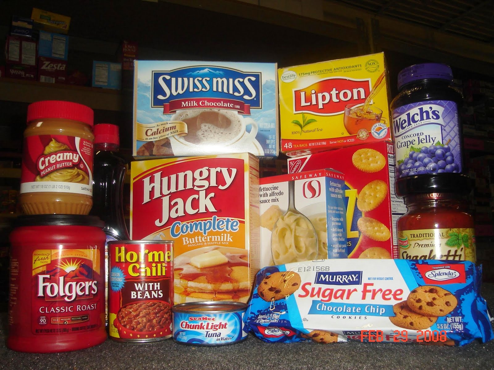 Examples of Non Perishable Foods submited images.