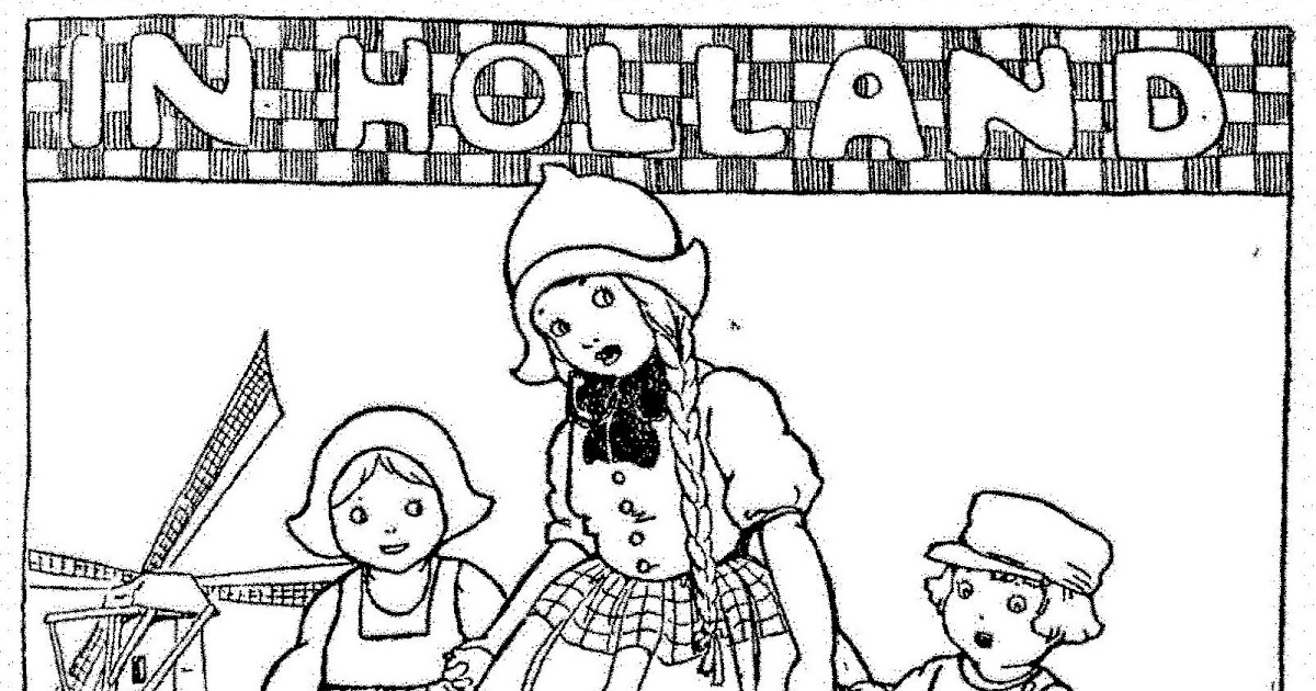 Mostly Paper Dolls: Holland Coloring Page and Paper Dolls