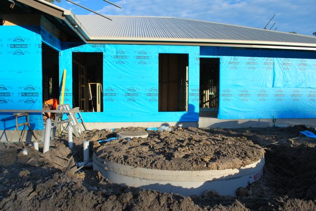 building an underground water tank