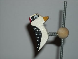 woodpecker desk toy