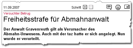 Gravenreuth verurteilt