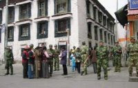 Security sweeps in Lhasa