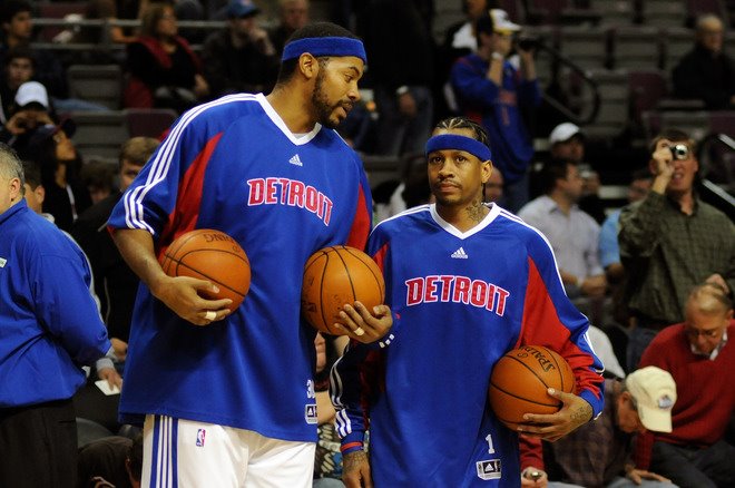 RASHEED WALLACE AND ALLEN IVERSON