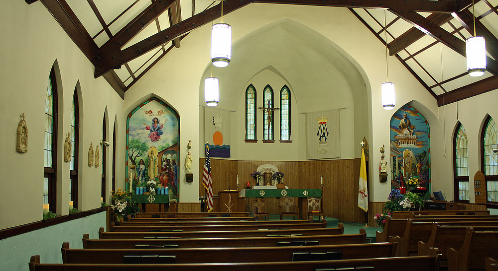 Snup's View From the Back Pew St. Mary Hawk Point