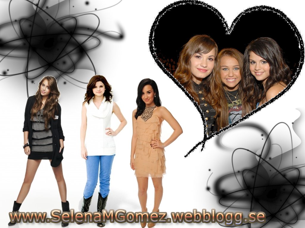 Demi+lovato+and+selena+gomez+and+miley+cyrus+wallpaper