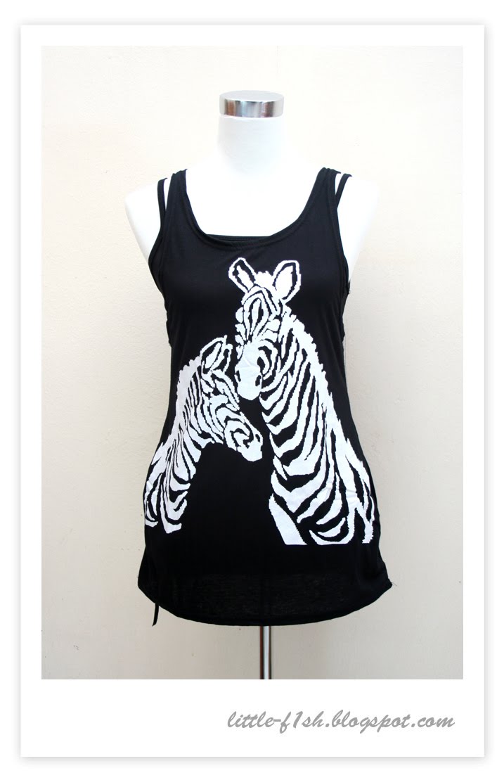 littlef1sh Zebra Top