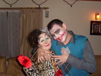 cruella deville makeup. Cruella and Joker.