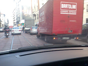 Milano via Cesare Battisti.