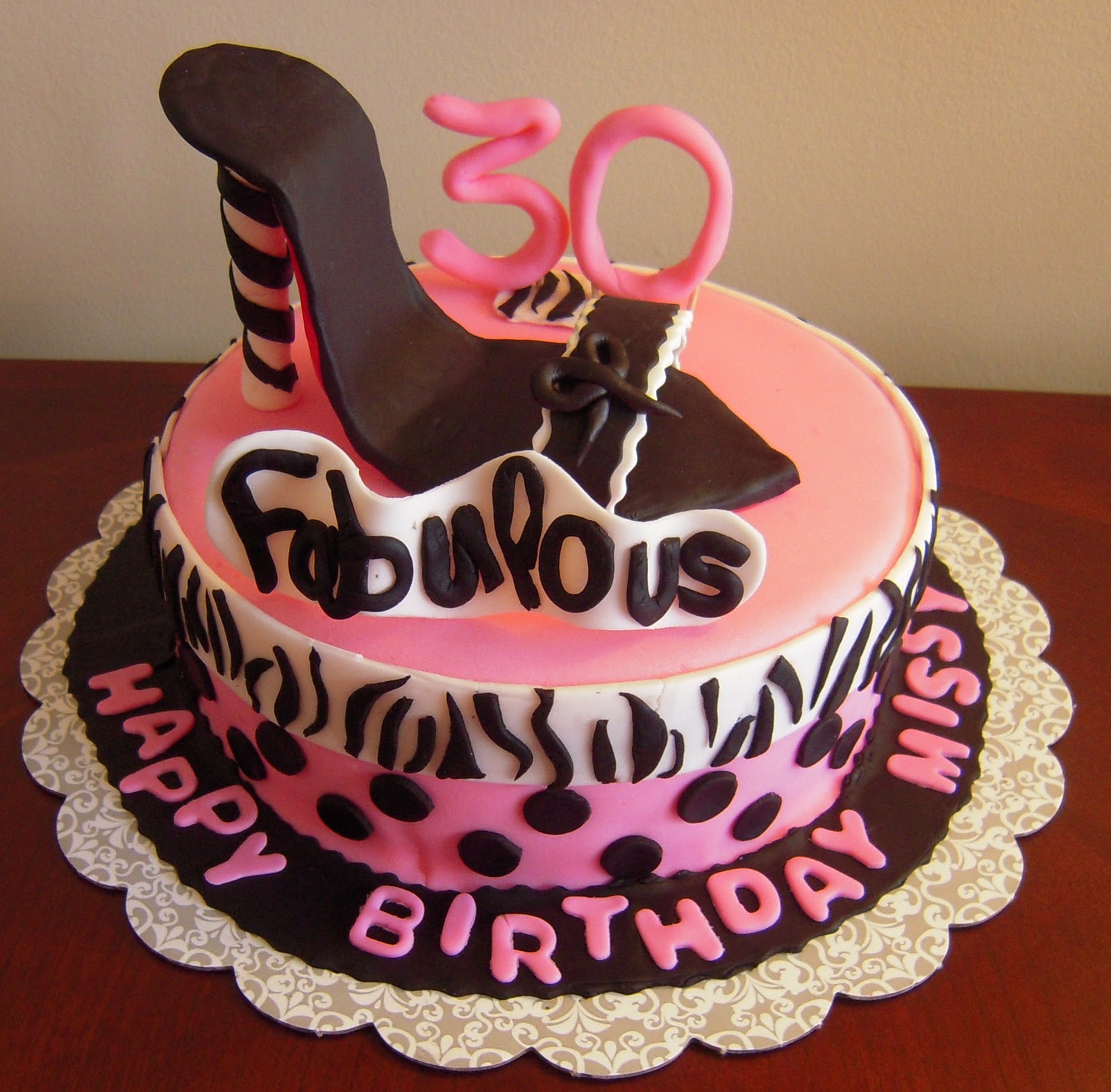 Happy Birthday Beautiful Lady And Louboutin Cake Happy Birthday Beautiful Lady And Louboutin Cake