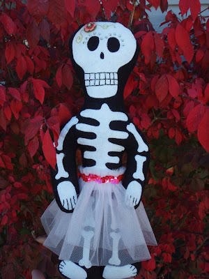 dia de los muertos skeleton doll