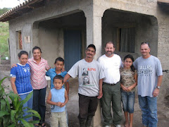 The Flores Family with Paul and Kevin of Lifepoint Church.