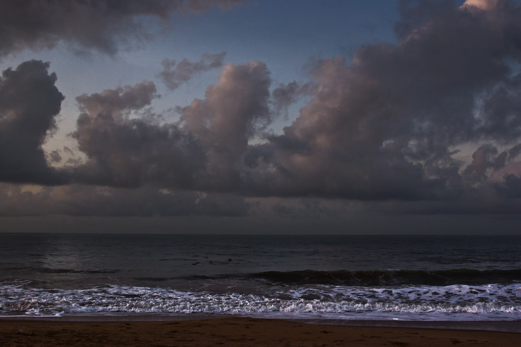 Dawn on the coast of Ghana
