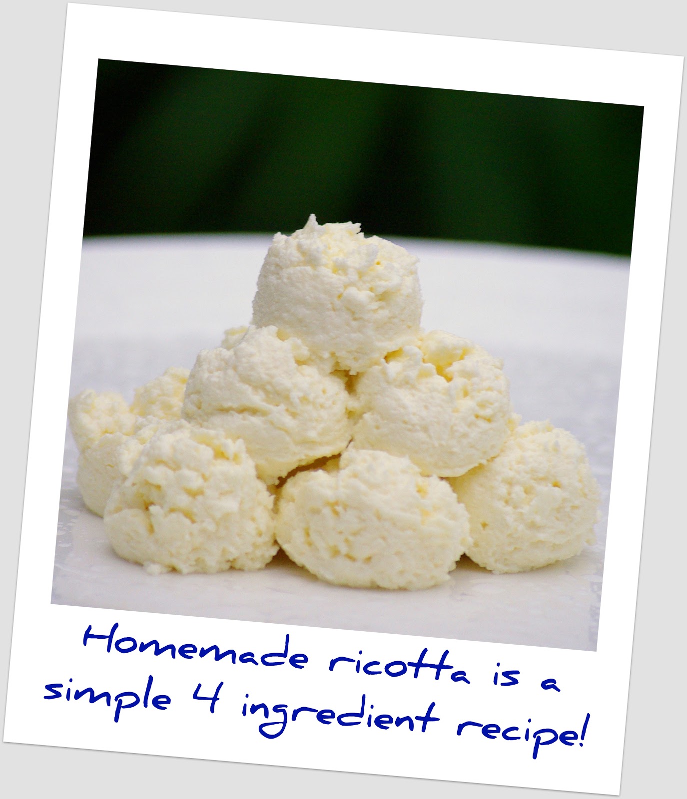 Within the Kitchen How to Make Ricotta Cheese