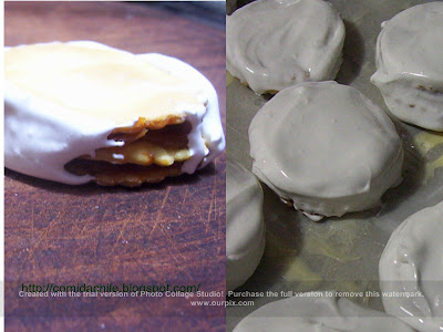 Chilenitos con manjar y merengue Chilenitos con manjar y merengue