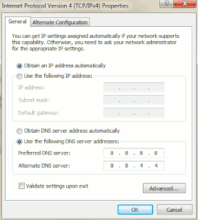 Setting DNS TCP/IP Properties