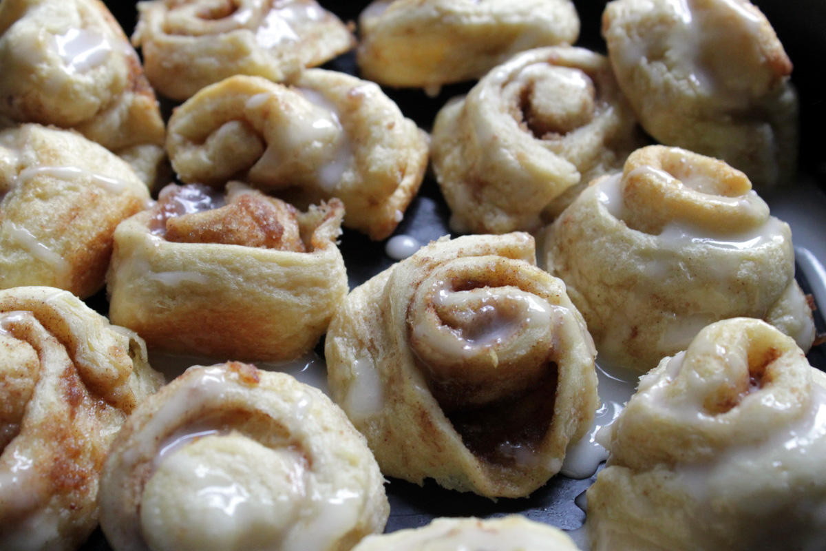 Life's Too Short to Skip Dessert Mini Cinnies Bite Sized Cinnamon Rolls
