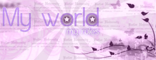 my world my rules