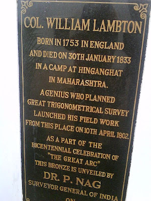 Col. William Lambton, St. Thomas Mount