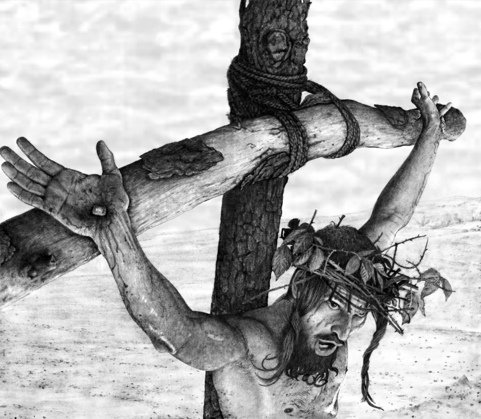 jesus pencil drawings