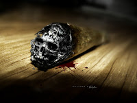 Smoking Facts Cigarette Skull