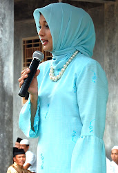 Kader PPP marissa Haque Memberikan Kultum di Pesantren Al Bae\rkah, Pondok Aren, tangsel, Banten