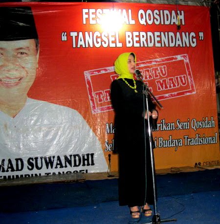 Marissa Haque Fawzi Sosialisasi di Tangsel, Ciputat, Radio Ritz, Banten
