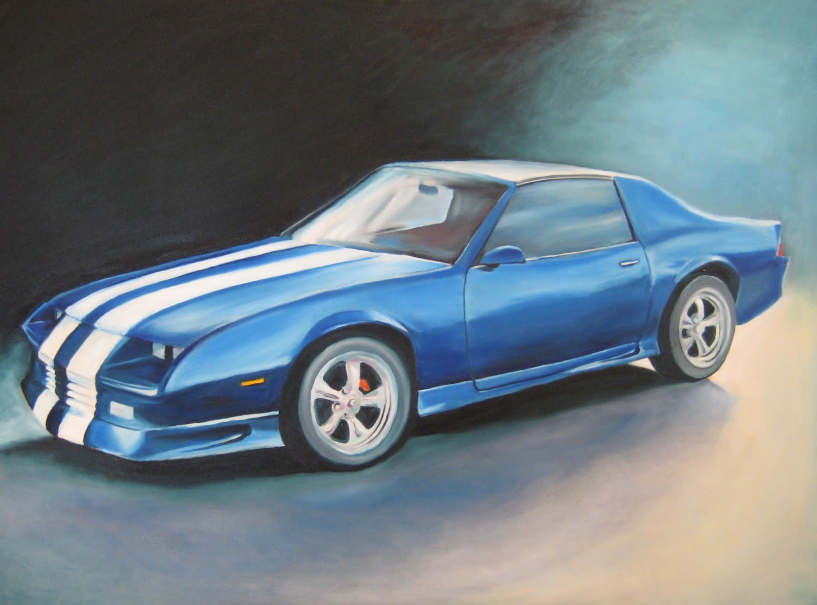 Kay Price, Artist Oil Painting, Watercolor, Cars, Autos